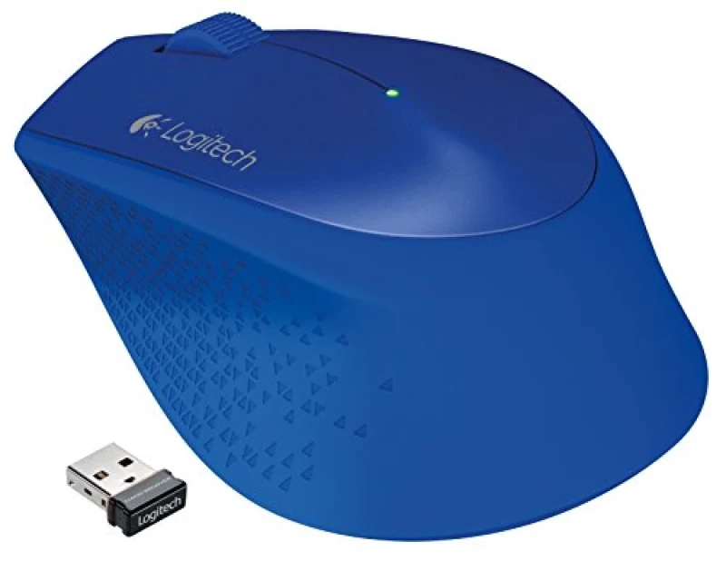 Logitech M320 - Wireless Optical Mouse, 1000 DPI, Blue color - Featured Image