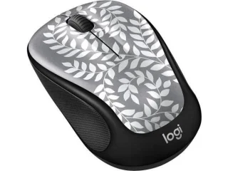 Logitech M325c Himalayan Fern - Wireless Optical Mouse, 1000 DPI, Silver / Black color