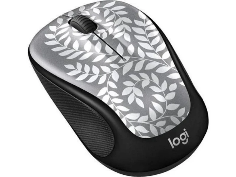 Logitech M325c Himalayan Fern - Wireless Optical Mouse, 1000 DPI, Silver / Black color - Featured Image
