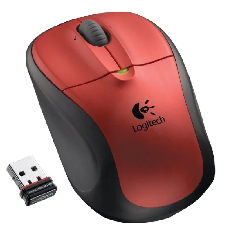Logitech M305 - Wireless Optical Mouse, 1000 DPI, Black / Red color - Featured Image