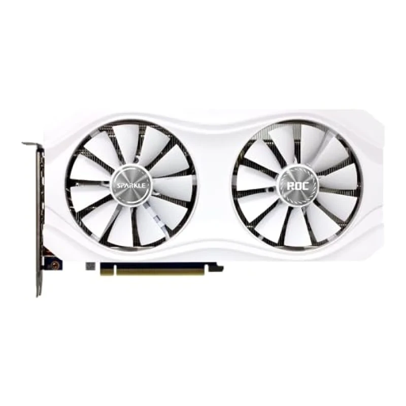 Sparkle ROC Luna OC Intel Arc A770 16GB White 281 mm Graphics Card – Intel Arc A770 GPU, 16 GB GDDR6 256-bit Memory, PCIe 4.0 x16, Boost ~2300 MHz OC, Dual-Fan Active Cooling, White Design, Triple Outputs (1x HDMI 2.0b & 3x DisplayPort 2.0), 2.5-Slot, 225 W TBP, High-Resolution 8K Support - Featured Image