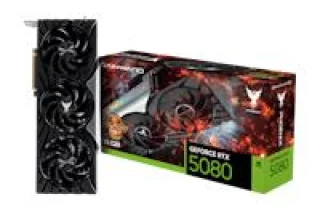 Gainward Phoenix GS GeForce RTX 5080 16GB Black/Silver 332 mm Graphics Card – NVIDIA GeForce RTX 5080 GPU with Blackwell Architecture, 16 GB GDDR7 256-bit Memory, PCIe 5.0 x16, Boost ~2700 MHz OC, Triple-Fan Active Cooling, RGB Lighting, 1x HDMI 2.1b & 3x DisplayPort 2.1b, 3-Slot High-Performance Gaming & Creative GPU