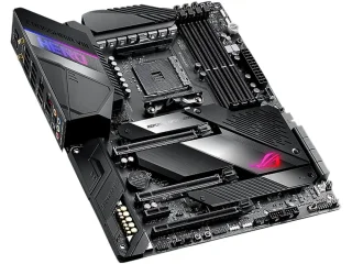 ASUS ROG Crosshair VIII Hero (WI-FI) X570 ATX Motherboard – AMD X570 Chipset with AM4 Socket, Supports Ryzen 5000/4000/3000/2000 Series CPUs, DDR4 Dual-Channel (up to DDR4-5100 OC), PCIe 4.0 x16 & PCIe 4.0 Slots, Dual M.2 & SATA 6 Gb/s Storage, Intel 2.5 Gb LAN & Wi-Fi 6 AX200 Wireless, SupremeFX Audio, USB 3.2 Gen2 Type-C, Aura Sync RGB for High-End Gaming Builds