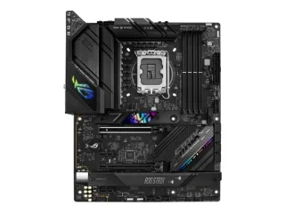 ASUS ROG STRIX B760-F GAMING WIFI Intel B760 ATX Motherboard LGA1700 DDR5 up to 7800 MHz Dual-Channel 4x DIMM PCIe 5.0 x16 & PCIe 4.0/SATA M.2 3x NVMe, Intel Wi-Fi 6E & Bluetooth 5.3, Intel 2.5Gb LAN, SupremeFX ALC4080 Audio, USB 3.2 Gen2x2 Type-C, Aura Sync RGB, AI Noise Cancelation