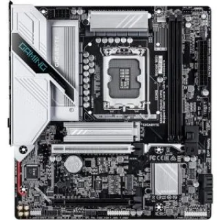 Gigabyte B860M GAMING WIFI6 Intel B860 Micro-ATX Motherboard – LGA 1851 Socket for Intel Core Ultra Series, Dual DDR5 up to 9066 MHz, 1x PCIe 5.0 x16 & 1x PCIe 4.0 x4, 2x M.2 NVMe/SATA, 2.5 Gb LAN, Wi-Fi 6/6E (Intel AX211), Realtek ALC897 7.1 Audio, USB 3.2/USB-C, HDMI & DisplayPort Connectivity