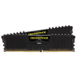 Corsair Vengeance LPX 64 GB - 2 x 32GB, DDR4 288-pin DIMM, 3200MT/s, CL16, Black / Yellow color