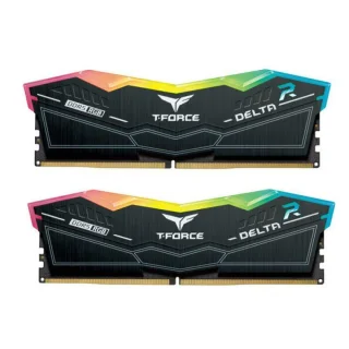 TEAMGROUP T-Force Delta RGB 32 GB - 2 x 16GB, DDR5 288-pin DIMM, 6400MT/s, CL40, Black color