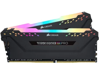 Corsair Vengeance RGB Pro 16 GB - 2 x 8GB, DDR4 288-pin DIMM, 3000MT/s, CL16, Black color