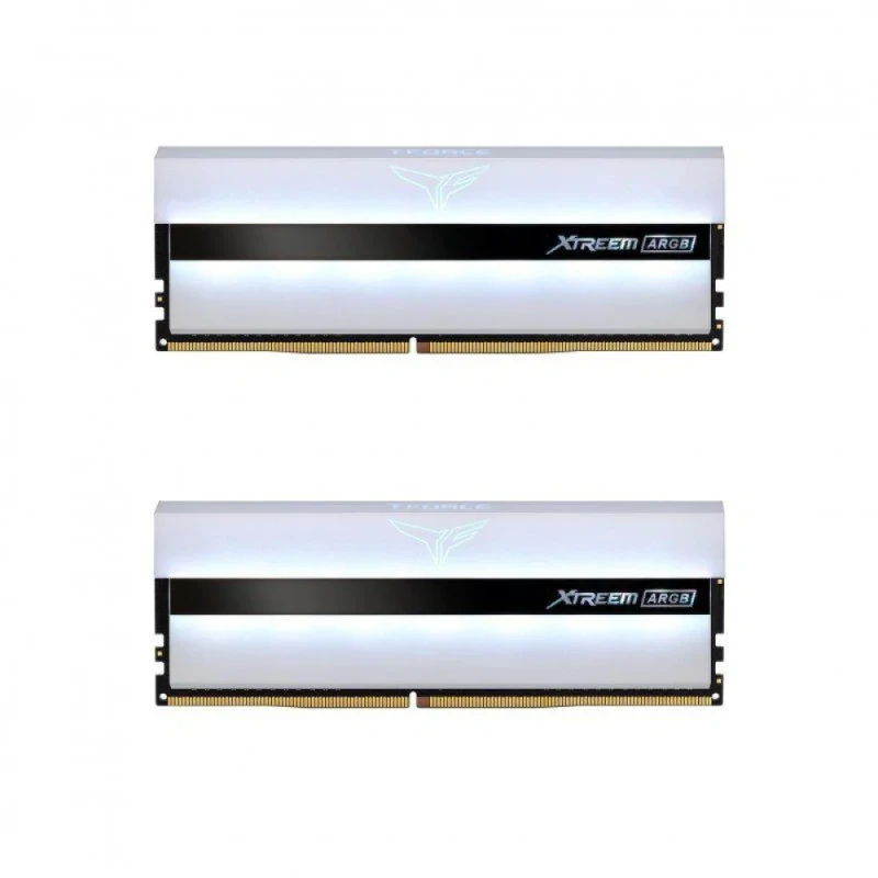 TEAMGROUP T-Force Xtreem ARGB 16 GB - 2 x 8GB, DDR4 288-pin DIMM, 3600MT/s, CL18, White color - Featured Image