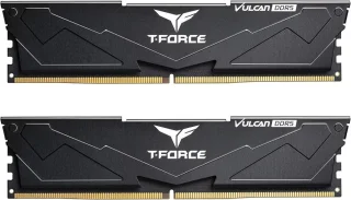TEAMGROUP T-Force Vulcan 32 GB - 2 x 16GB, DDR5 288-pin DIMM, 6400MT/s, CL40, Black color
