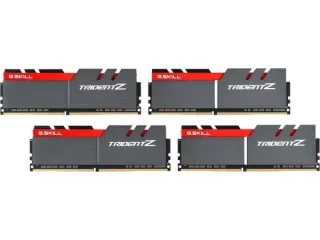 G.Skill Trident Z 32 GB - 4 x 8GB, DDR4 288-pin DIMM, 3600MT/s, CL17, Red / Silver color
