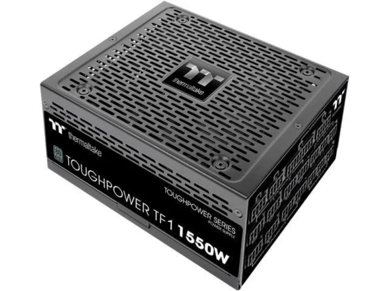 Thermaltake Toughpower TF1 - TT Premium - 1550 W ATX Power Supply, 80+ Titanium, Fully Modular, Black Color - Featured Image