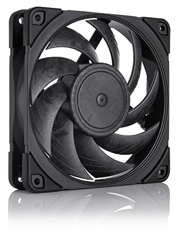 Noctua NF-A12x25 PWM chromax.black.swap - 120mm PWM fan, 22.6 dB, 60.09 CFM Airflow, 450 - 2000 RPM, Black Color - Featured Image