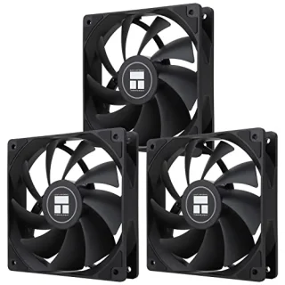 Thermalright TL-C12C X3 3-Pack - 120mm PWM fan, 25.6 dB, 66.17 CFM Airflow, 1550 RPM, Black Color