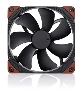 Noctua A14 industrialPPC-3000 PWM - 140mm PWM fan, 41.3 dB, 158.5 CFM Airflow, 800 - 3000 RPM, Brown / Black Color
