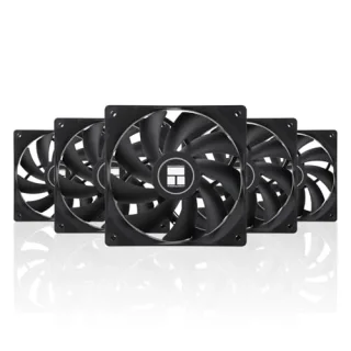 Thermalright TL-C12C X5 5-Pack - 120mm PWM fan, 25.6 dB, 66.17 CFM Airflow, 1550 RPM, Black Color