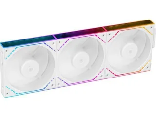 Thermalright TL-M12QW X3 3-Pack - 120mm PWM fan, 28.2 dB, 68.9 CFM Airflow, 2000 RPM, White Color