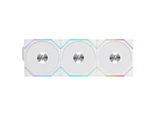 Lian Li UNI FAN TL Wireless 3-Pack - 120mm PWM fan, 34 dB, 83.4 CFM Airflow, 200 - 2300 RPM, White Color