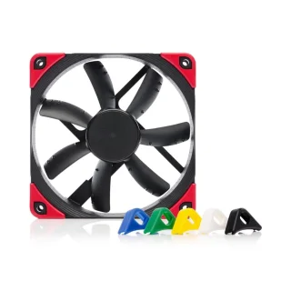 Noctua S12A PWM chromax.black.swap - 120mm PWM fan, 17.8 dB, 63.27 CFM Airflow, 300 - 1200 RPM, Multi Color