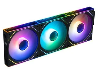 Thermalright TL-M12Q-S X3 3-Pack - 120mm PWM fan, 28.2 dB, 68.9 CFM Airflow, 2000 RPM, Black Color