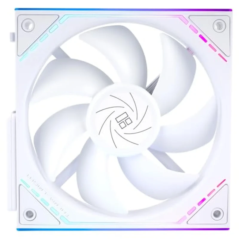 Thermalright TL-M12QRW - 120mm PWM fan, 23.2 dB, 47.6 CFM Airflow, 1500 RPM, White Color - Featured Image