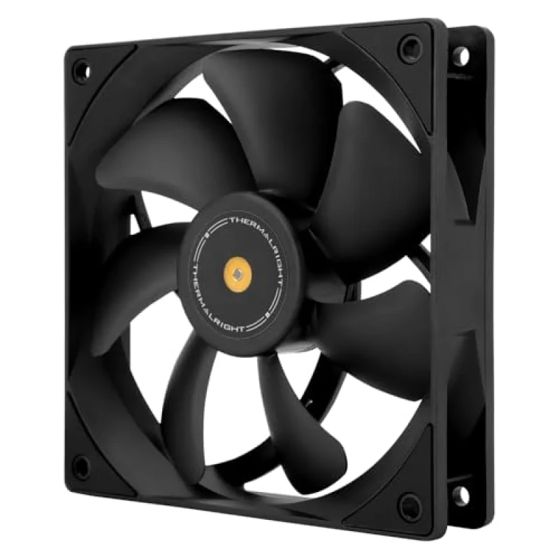 Thermalright TL-E12B V3 - 120mm PWM fan, 27.7 dB, 72.37 CFM Airflow, 2000 RPM, Black Color - Featured Image