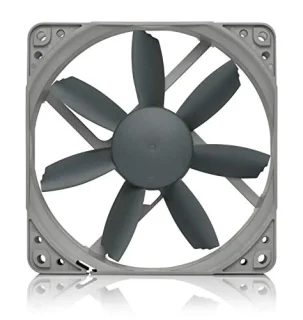 Noctua S12B redux-1200 PWM - Size120 mm, Airflow59.1 CFM Side Panel, Noise Level18.1 dB External Volume, Black / Gray Color - 120mm PWM fan, 18.1 dB, 59.1 CFM Airflow, 400 - 1200 RPM, Black / Gray Color