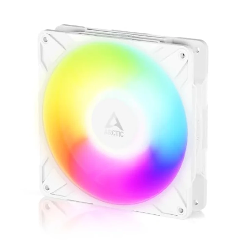 ARCTIC P14 Pro Reverse A-RGB - 140mm PWM fan, 98 CFM Airflow, 400 - 2650 RPM, White Color - Featured Image