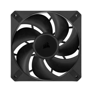 Corsair RS120 MAX - 120mm PWM fan, 29.5 dB, 16.5 - 72 CFM Airflow, 2000 RPM, Black Color