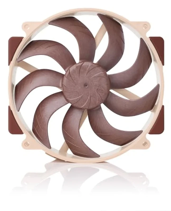 Noctua NF-A14x25r G2 PWM - 140mm PWM fan, 24.8 dB, 91.58 CFM Airflow, 1500 RPM, Brown Color - Featured Image