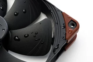 Noctua A14 industrialPPC-2000 - Size140 mm, Airflow107.42 CFM Side Panel, Noise Level31.5 dB External Volume, Brown / Black Color - 140mm fan, 31.5 dB, 107.42 CFM Airflow, 2000 RPM, Brown / Black Color