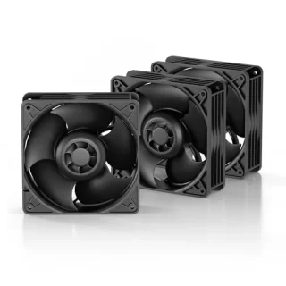 ARCTIC S12038-4K 3-Pack - 120mm PWM fan, 106 CFM Airflow, 600 - 4000 RPM, Black Color