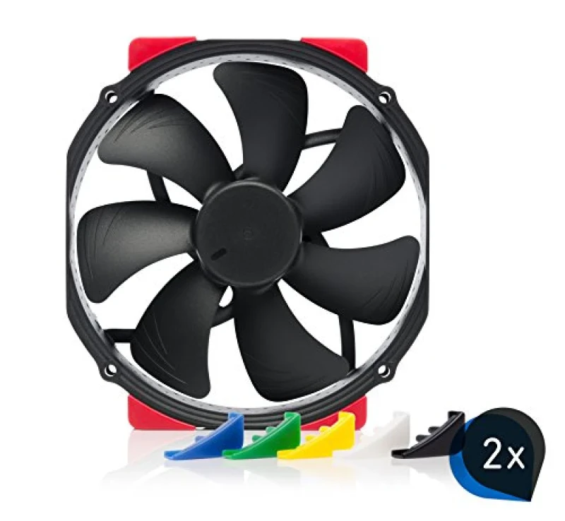 Noctua A15 HS-PWM chromax.black.swap - 140mm PWM fan, 24.6 dB, 82.52 CFM Airflow, 300 - 1500 RPM, Multi Color - Featured Image