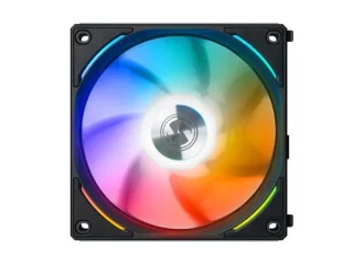 Lian Li Uni Fan AL - 120mm PWM fan, 17 - 28.3 dB, 64.5 CFM Airflow, 800 - 1900 RPM, Black Color