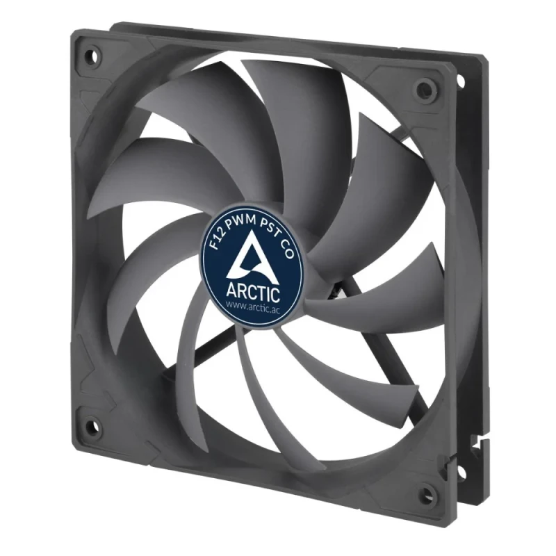 ARCTIC F12 CO - 120mm PWM fan, 74 CFM Airflow, 600 - 1350 RPM, Black Color - Featured Image
