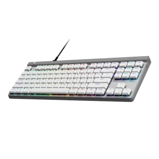 Logitech G515 - Gaming Wired Keyboard, Logitech Low-Profile GL Tactile Switches, RGB Backlit, Tenkeyless, White Color