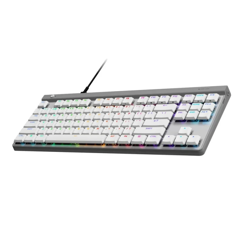 Logitech G515 - Gaming Wired Keyboard, Logitech Low-Profile GL Tactile Switches, RGB Backlit, Tenkeyless, White Color - Featured Image