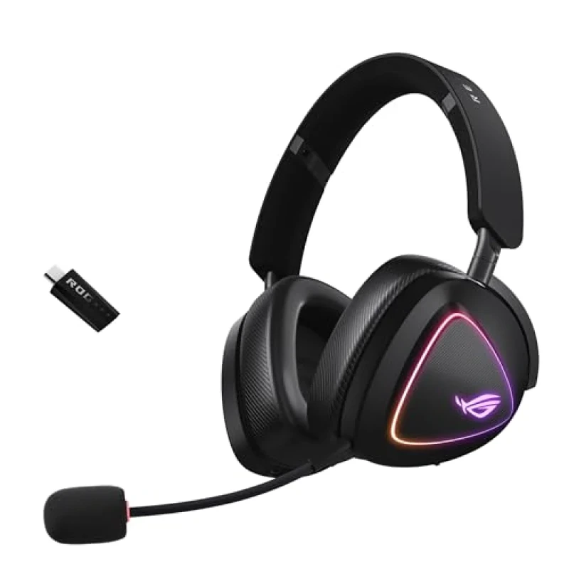 Asus ROG Delta II - Gaming headset, Wireless, Microphone, 20Hz-20kHz, Black Color - Featured Image