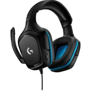 Logitech G432 - Gaming headset, Microphone, 20Hz-20kHz, Black / Blue Color