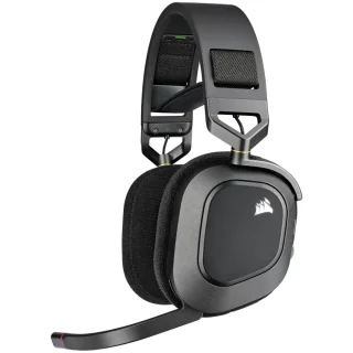 Corsair HS80 RGB - Gaming headset, Wireless, Microphone, 20Hz-40kHz, Black Color