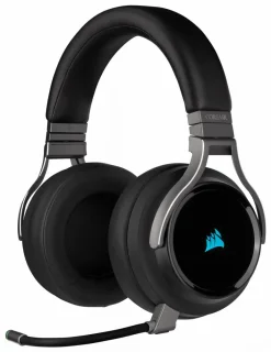 Corsair Virtuoso RGB - Gaming headset, Wireless, Microphone, 20Hz-40kHz, Black Color