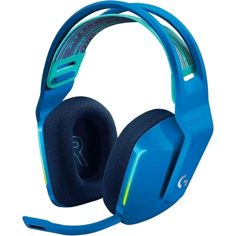 Logitech G733 - Gaming headset, Wireless, Microphone, 20Hz-20kHz, Blue Color - Featured Image
