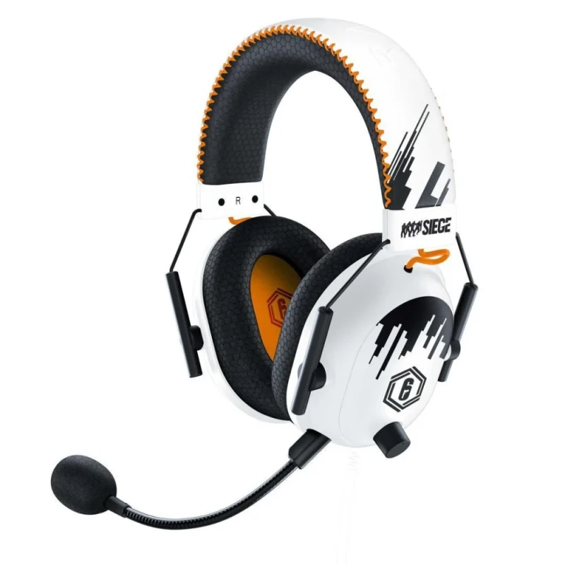 Razer BlackShark V2 Pro - Six Siege Special Edition - Gaming headset, Wireless, Microphone, 12Hz-28kHz, White / Black Color - Featured Image