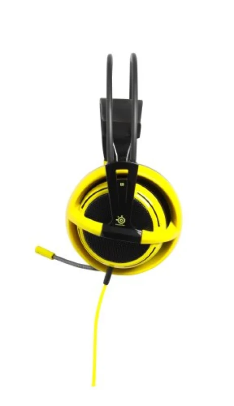 SteelSeries Siberia V2 - Gaming headset, Microphone, 18Hz-28kHz, Black / Yellow Color - Featured Image