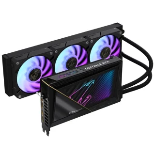 Gigabyte AORUS XTREME WATERFORCE GeForce RTX 5090 32 GB Graphics Card – NVIDIA Blackwell RTX 5090 GPU, 21,760 CUDA Cores, 32 GB GDDR7 512-bit Memory, 2655 MHz Boost, PCIe 5.0 x16, WATERFORCE AIO Liquid Cooling, 3x DisplayPort 2.1a + HDMI 2.1b, Dual-Slot, 246 mm Length, Black