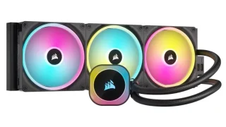 Corsair iCUE LINK H170i RGB 420 mm AIO Liquid CPU Cooler – Triple QX140 RGB Fans 400-2000 RPM, Copper Cold Plate, iCUE LINK Control Hub, Intel LGA1700/1200 & AMD AM5/AM4 Support, Black Radiator, High-Performance RGB Watercooling