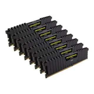 Corsair Vengeance LPX 256 GB - 8 x 32GB, DDR4 288-pin DIMM, 3600MT/s, CL18, Black / Yellow color
