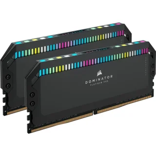 Corsair Dominator Platinum RGB 32 GB - 2 x 16GB, DDR5 288-pin DIMM, 7600MT/s, CL36, Black color