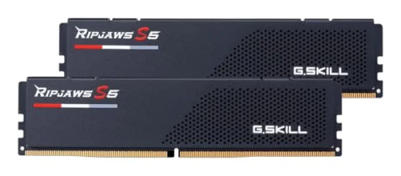G.Skill Ripjaws S5 64 GB - 2 x 32GB, DDR5 288-pin DIMM, 6000MT/s, CL28, Black color - Featured Image