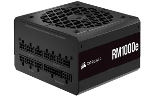Corsair RM1000e (2023) - 1000 W ATX Power Supply, 80+ Gold, Fully Modular, Black Color